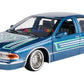 Motormax 1993 Chevrolet Chevy Caprice Lowrider 1:24 Diecast Model Blue w/Graphics Get Low 79022 by All Star Toys