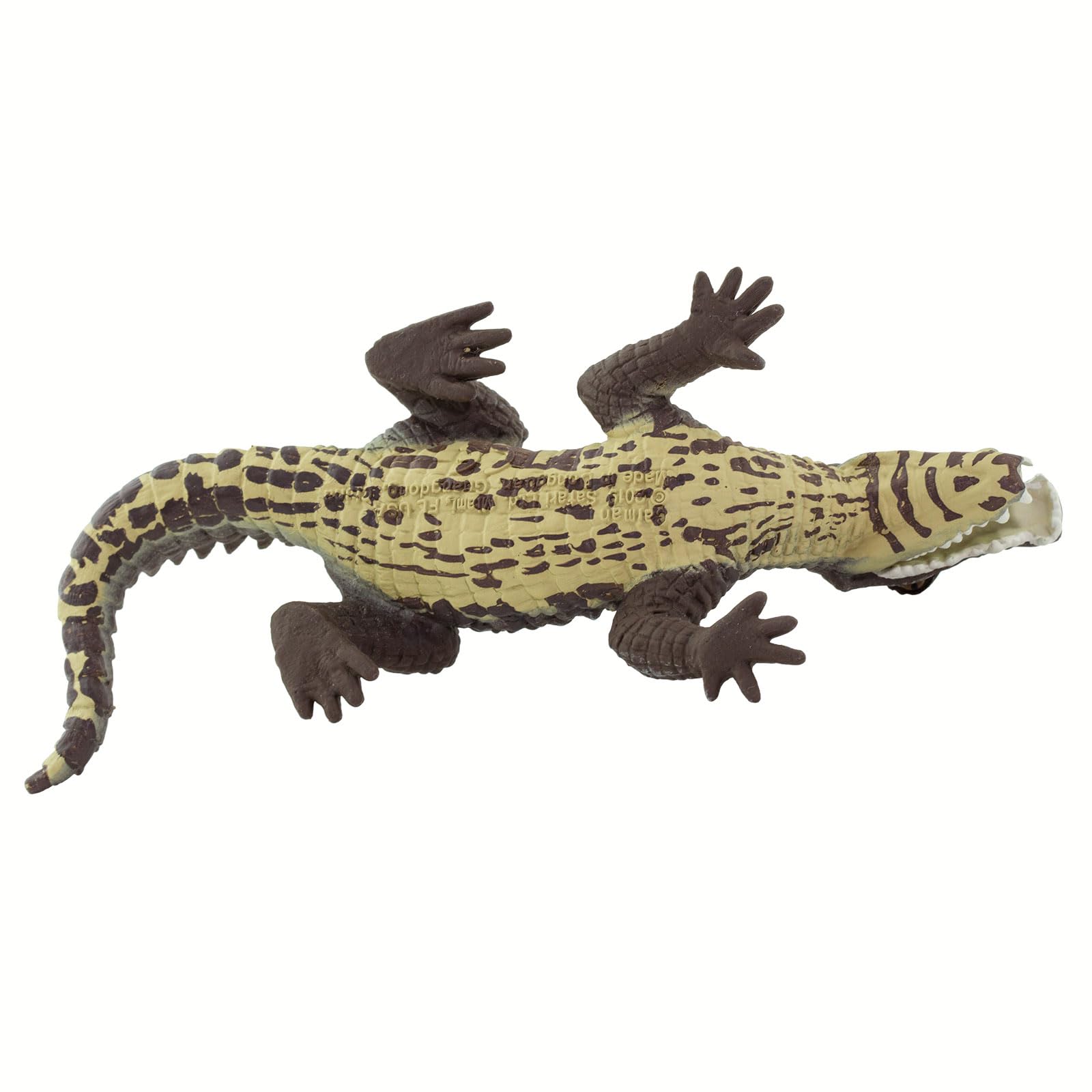 Safari Ltd. Caiman Figurine - Realistic 5" Reptile Figure - Educational Toy for Boys, Girls, and Kids Ages 3+