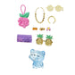 Barbie Extra Fancy Fashion Doll & Accessories with Curvy Shape & Orange Hair in Floral 2-Piece Gown with Pet Kitten