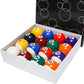 DRM 40 Inch Pool Table Top, 3.5FT Mini Pool Table Top, Small Wooden Snooker Tabletop, Billiards Tabletop Set with Full Accessories