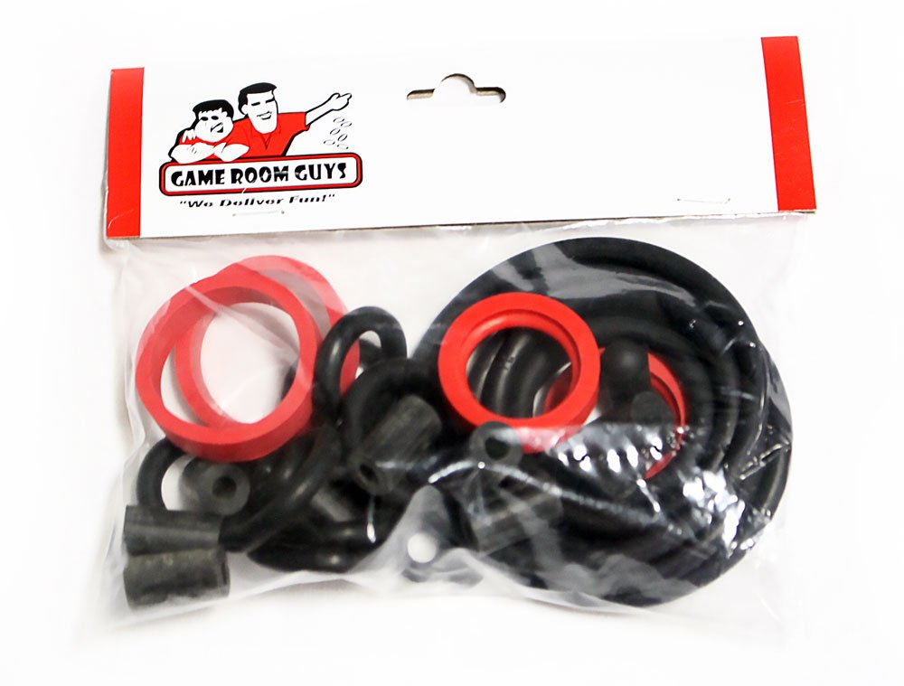 Game Room Guys Gottlieb Shaq Attaq Pinball Black Rubber Ring Kit