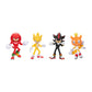 Sonic The Hedgehog 3 Movie 5-InchAction Figure 4-Pack, Articulated Figures from Jakks Pacific's Wave 2 Include Super Sonic The Hedgehog, Shadow
