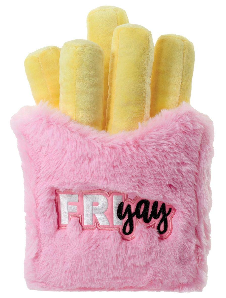 iscream Foodie Fun Plush 10" French Fries 6-piece Set with Embroidered Accents
