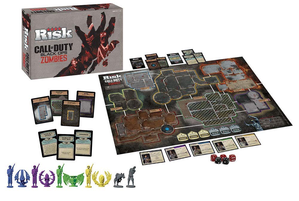 Risk Call of Duty Zombies Strategy Board Game | Classic Risk Game Based on Call of Duty Video Games