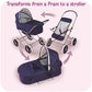 Badger Basket English Style Doll Stroller - Adjustable Canopy Classic Doll Pram - Fits 18 to 22-Inch Dolls - Durable Pretend Play Toy with Smooth