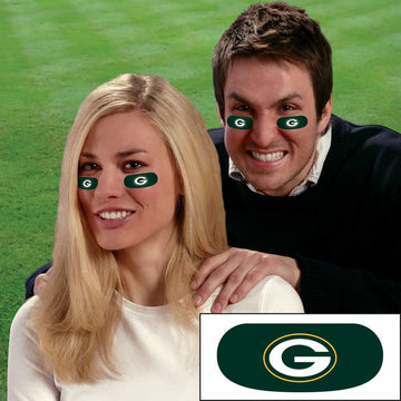 NFL Green Bay Packers Eye Black Stickers
