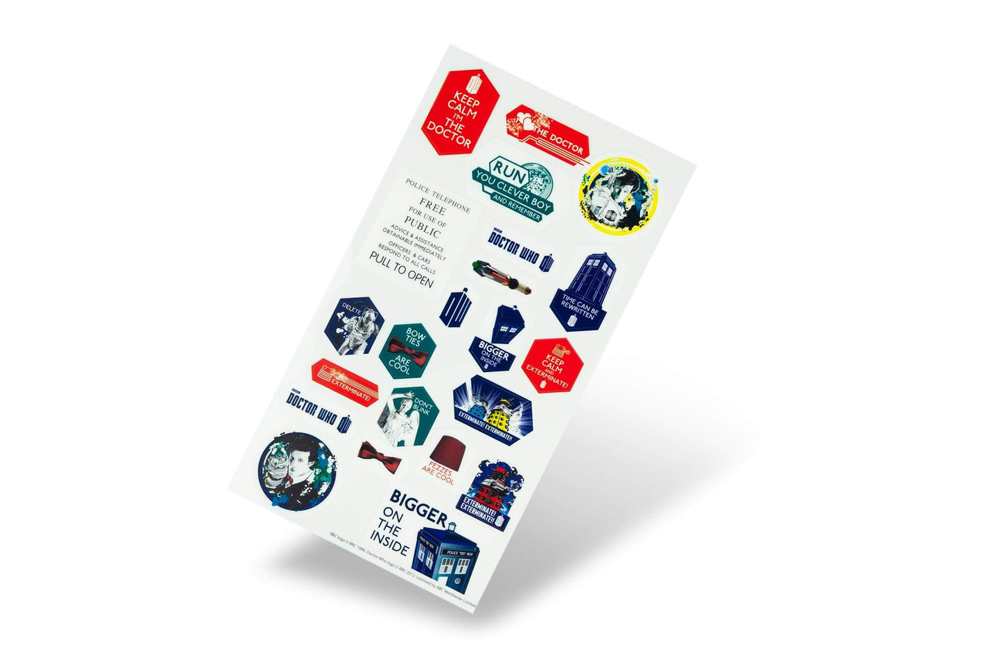 BBC Doctor Who Assorted Sticker Set