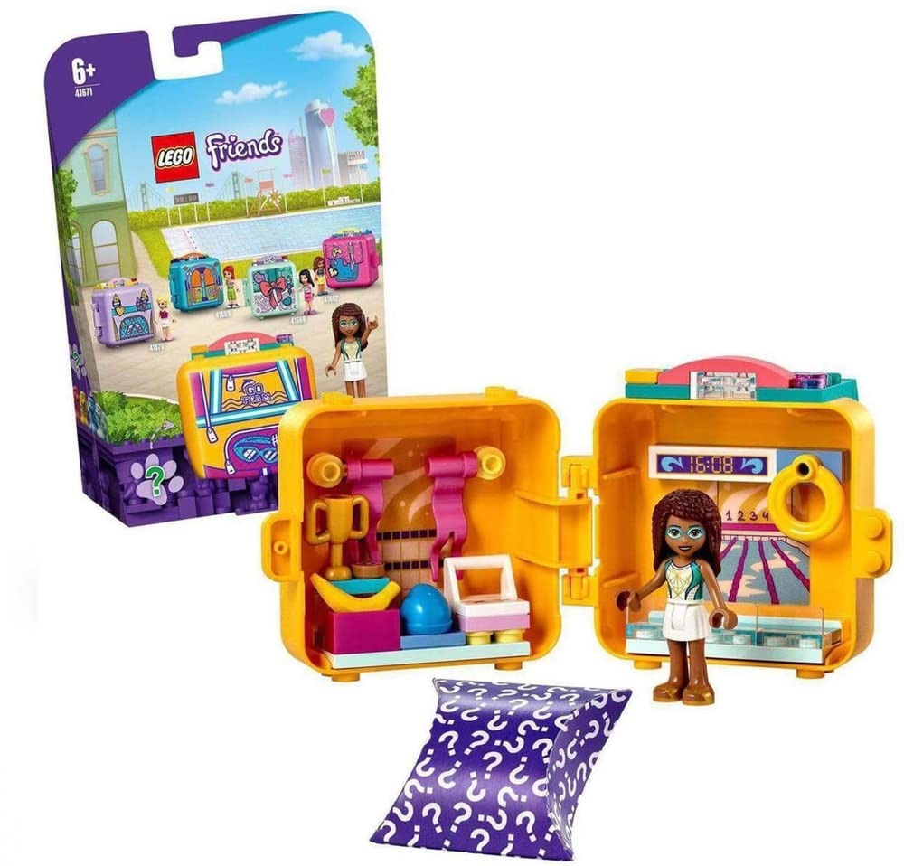 LEGO Friends Andrea's Swimming Cube 41671 Building Kit Set; Includes a Pet Toy for Kids in a Random Color; Swimming Toy Sparks Hours of Imaginative