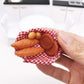 SXFSE Dollhouse Decoration Accessories,1/12 Mini Dollhouse Miniature Food Bread Toast with Basket