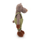 MR ViviCare 15" Adorable Bear Stuffed Animals with Green Overalls for Kids and Newborn Baby,Dressed Stuffed Teddy Bear Plush Toys for Boys