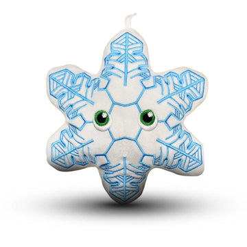 Thunderheads Snowflake Plush, Nature-Inspired Fun Plushie with Educational Card, Soft Collectible Decor,Sustainably Made Weather Gift for Winter Joy