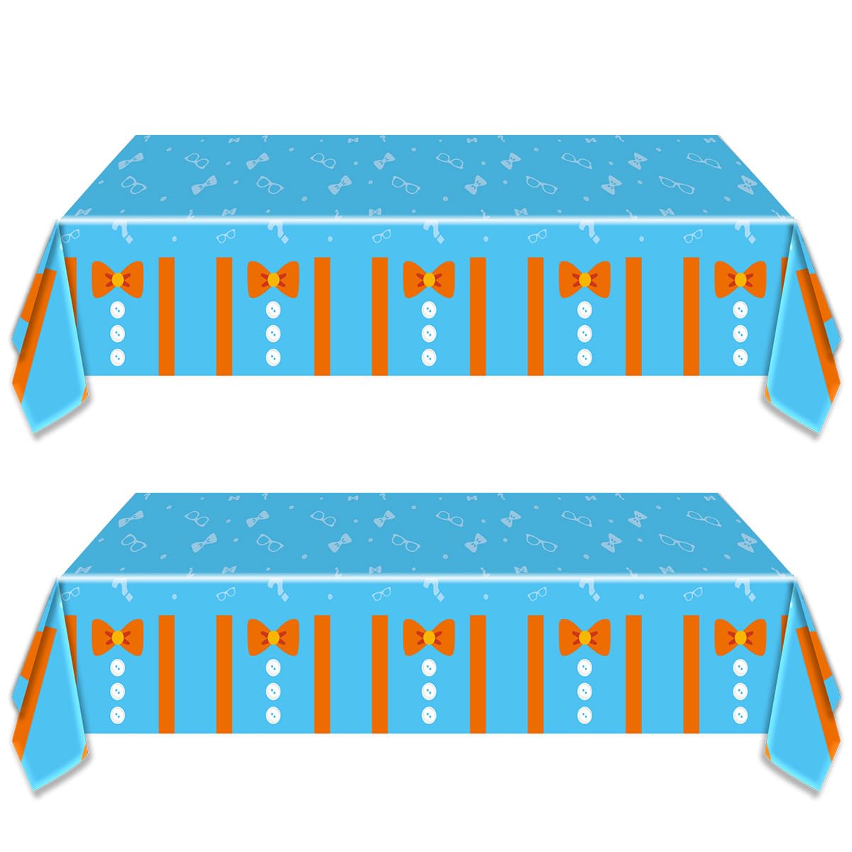 NF ORANGE English Teacher Party Supplies - Pack of 2 - Large Rectangular English Teacher Tablecloth 54in x 108in - English Teacher Party Decorations