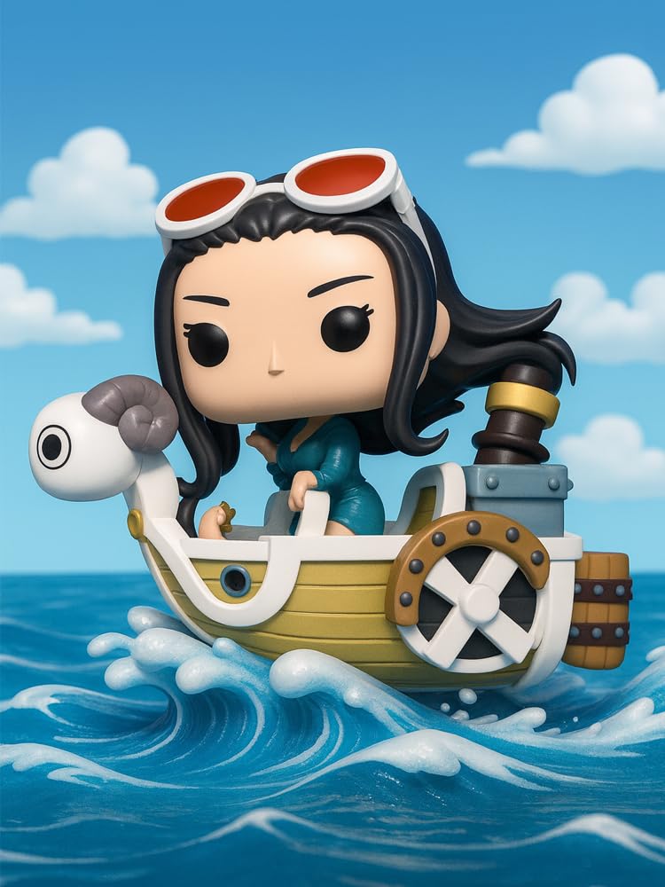 Funko Pop! Anime: One Piece - Nico Robin with Mini Merry II Vinyl Figure