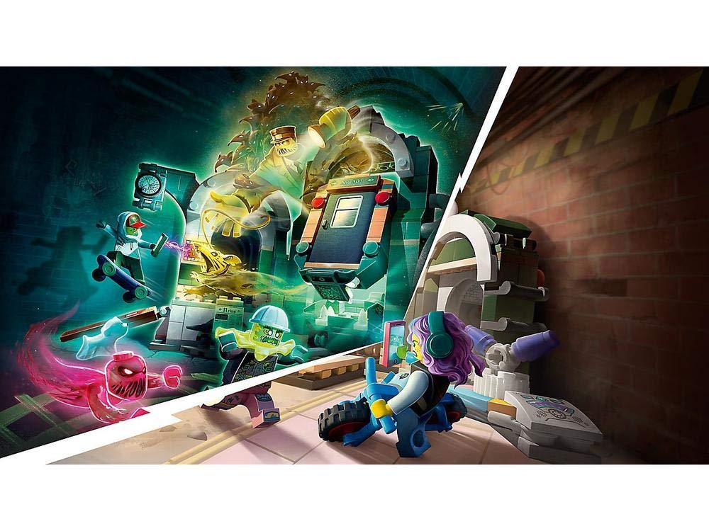 LEGO Hidden Side Newbury Subway 70430 Ghost Toy, Cool Augmented Reality Play Experience for Kids, New 2020 (348 Pieces)
