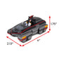 NKOK Sonic The Hedgehog All-Stars Racing Transformed Shadow Pull Back Racer; No Batteries Required; Pull Back, Let go, and Watch Shadow Race,Black