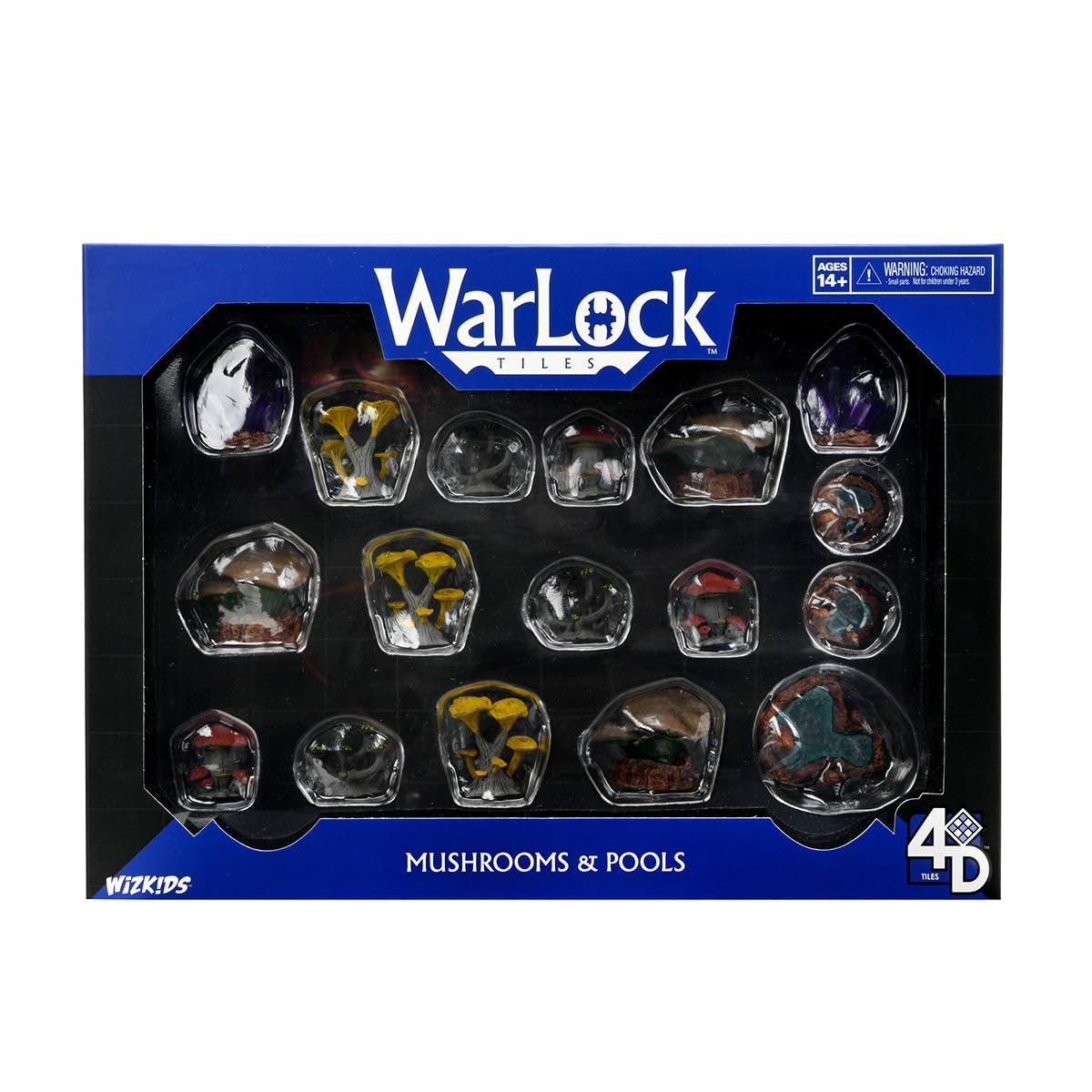 WizKids Warlock Tiles: Accessory - Mushrooms & Pools