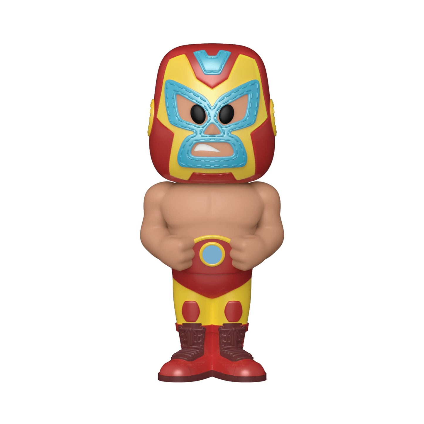 Funko POP! Soda Marvel Luchadores El Heroe Invicto (Iron Man) 4.25" Vinyl Figure in a Can