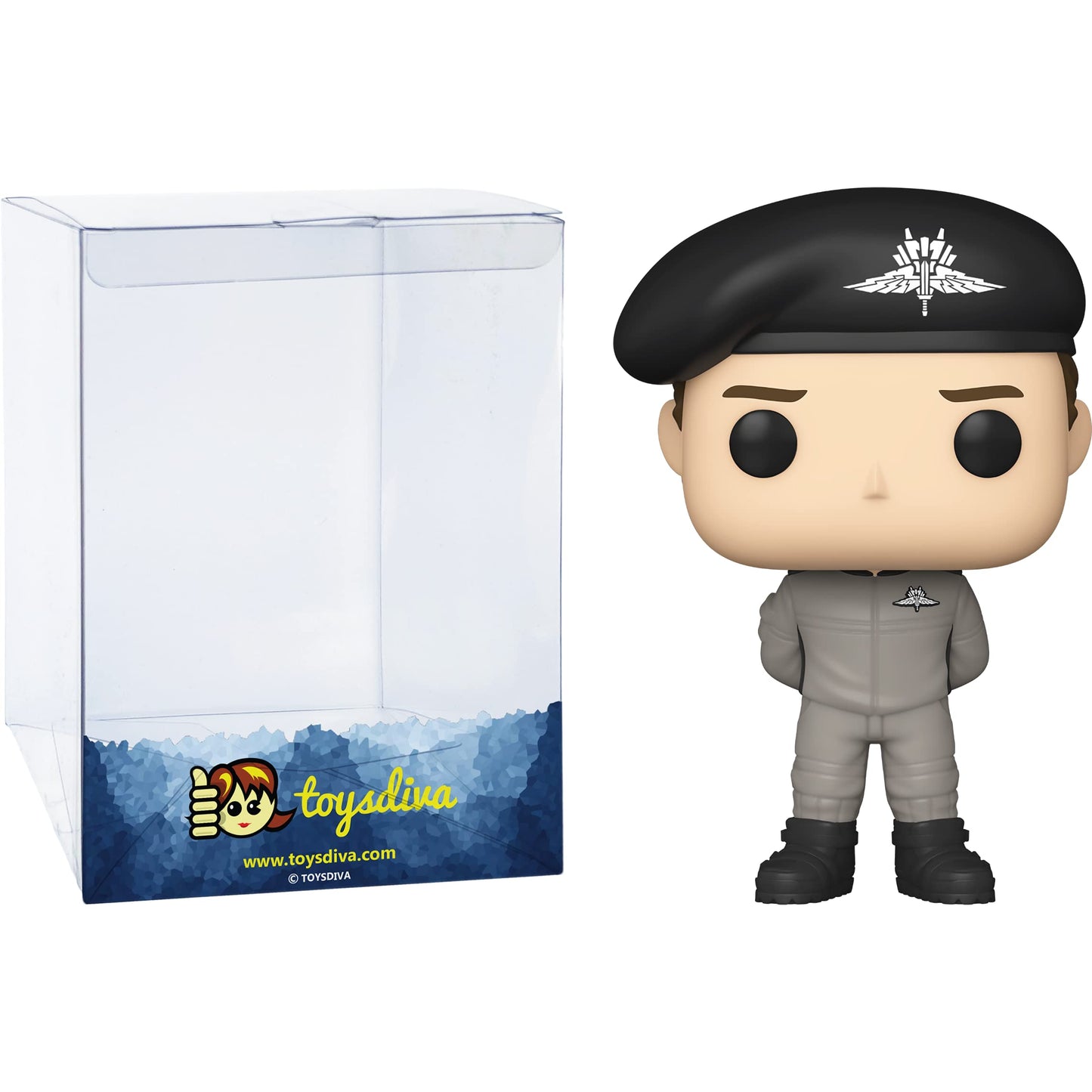 Funko Johnny Rico: P o p ! Movies Vinyl Figurine Bundle with 1 Compatible 'ToysDiva' Graphic Protector (1047-51946 - B)