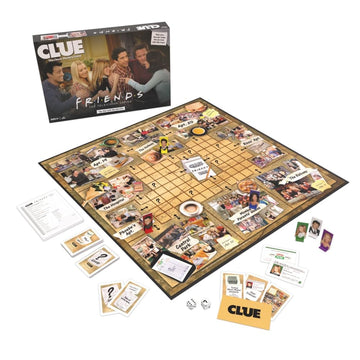CLUE: Friends | Solve the Mystery in This Collectible Clue Game | Featuring Characters & Locations from Friends TV Sitcom Series | Officially-Licensed