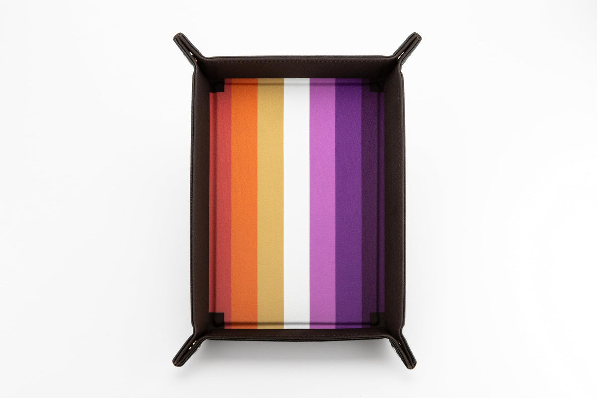 FanRoll Pride Dice Tray - Lesbian