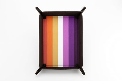 FanRoll Pride Dice Tray - Lesbian