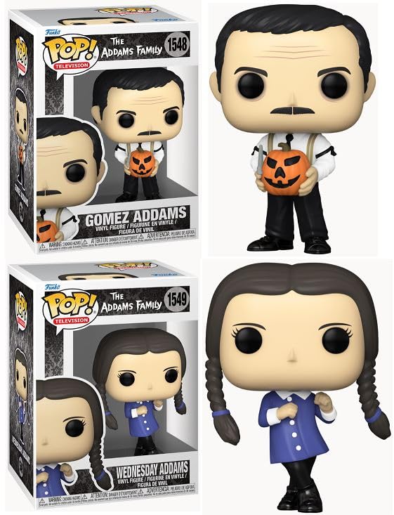 Funko Addams Family Classics Combo (Gomez and Wednesday Addams)