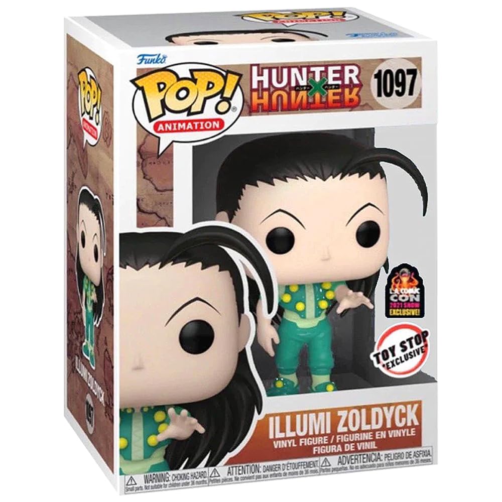 Funko Pop! Animation: Hunter X Hunter - Illumi Zoldyck LACC/Toystop Exclusive Vinyl Collectibles Figure