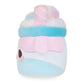 Cuddle Barn PlushGoals - Cotton Candy Mooshake | Super Soft Cute Kawaii Pink Blue Pastel Cow Dessert Drink Collectible Plush Toy, 11 inches