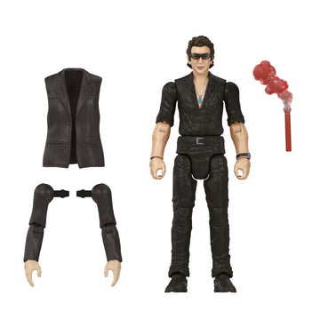 Mattel Jurassic World Toys Jurassic Park Hammond Collection Dr. Ian Malcolm Action Figure with Interchangeable Arms and Accessory, Gift