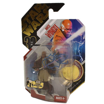 Star Wars 30th Anniversary - Revenge of the Sith - MACE WINDU with Exclusive Collector GOLD Coin (#06)