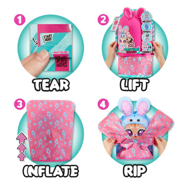 LOL Surprise Tweens Costume Fashion Doll Aya Cherry with Inflatable Blue Bunny Pet Costume & Multiple Surprises Including Fabulous Fashions &