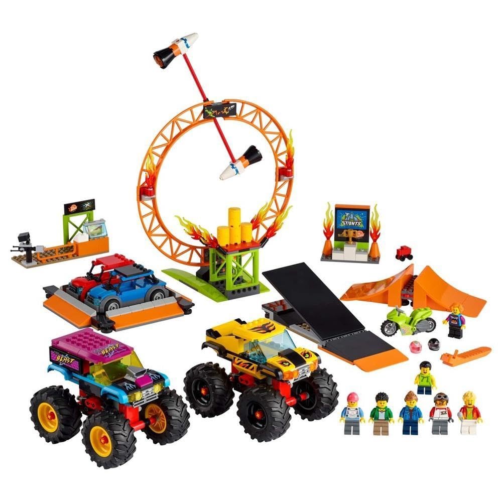 LEGO City Stunt Show Arena 60295 Building Kit (668 Pieces)
