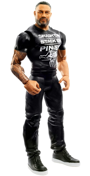 WWE Basic Roman Reigns Action Figure, Posable 6-inch Collectible for Ages 6 Years Old & Up