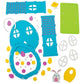 Set of 3 DIY Foam Easter House Kit - Craft Bunny and Chick Decoration