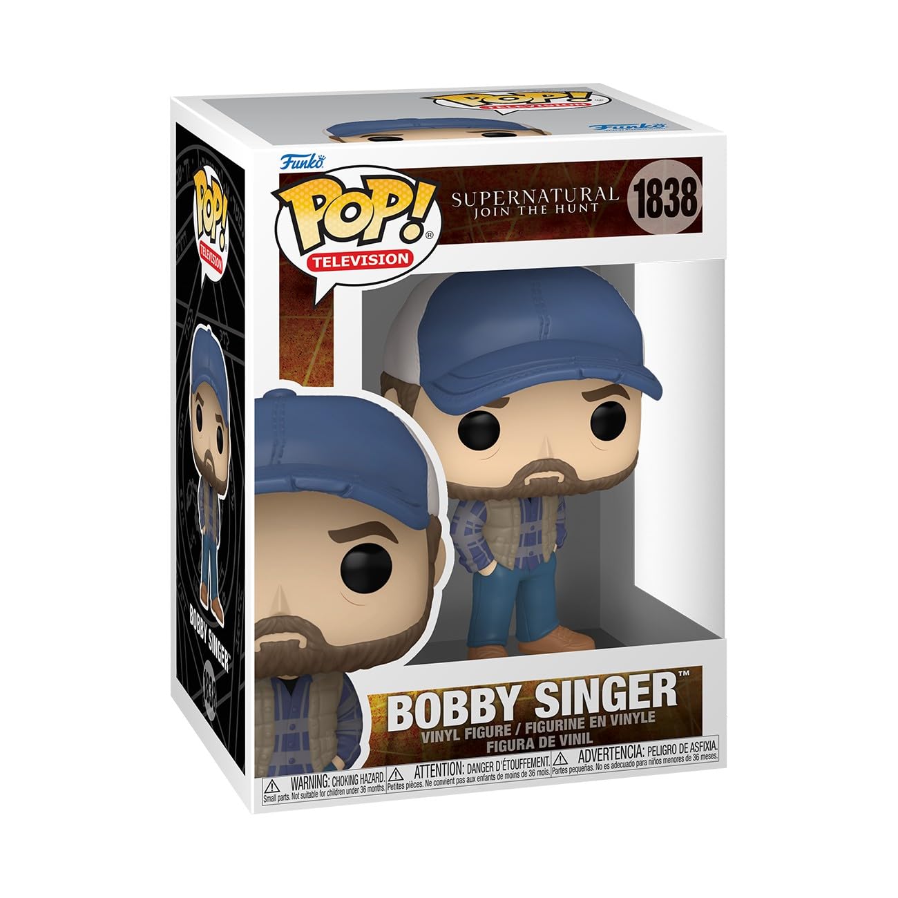Funko Pop! TV: Supernatural - Bobby Singer - Collectable Vinyl Figure - Gift Idea - Official Merchandise - Toys for Kids & Adults - TV Fans - Model