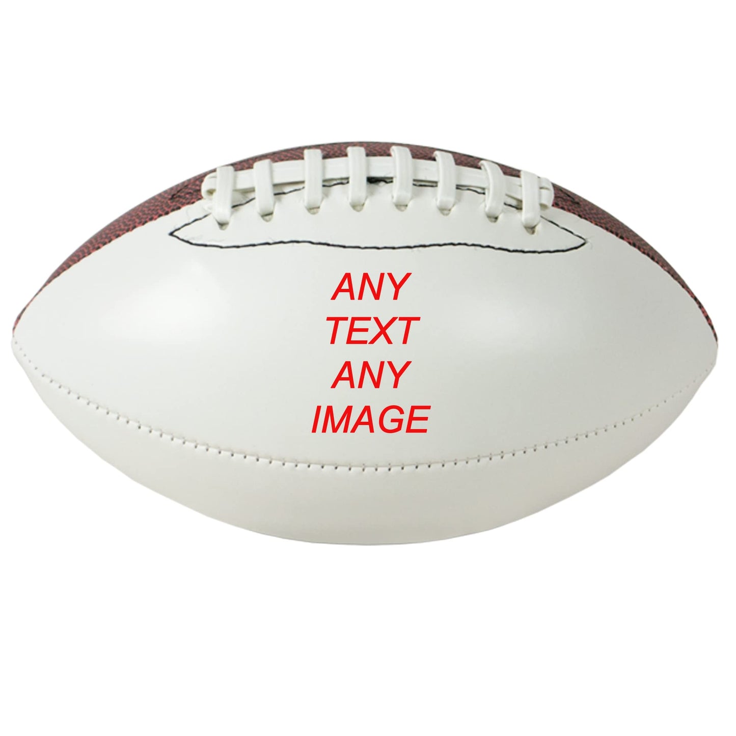 Personalized Custom Photo Mini Football - Any Image - Any Text - Any Logo