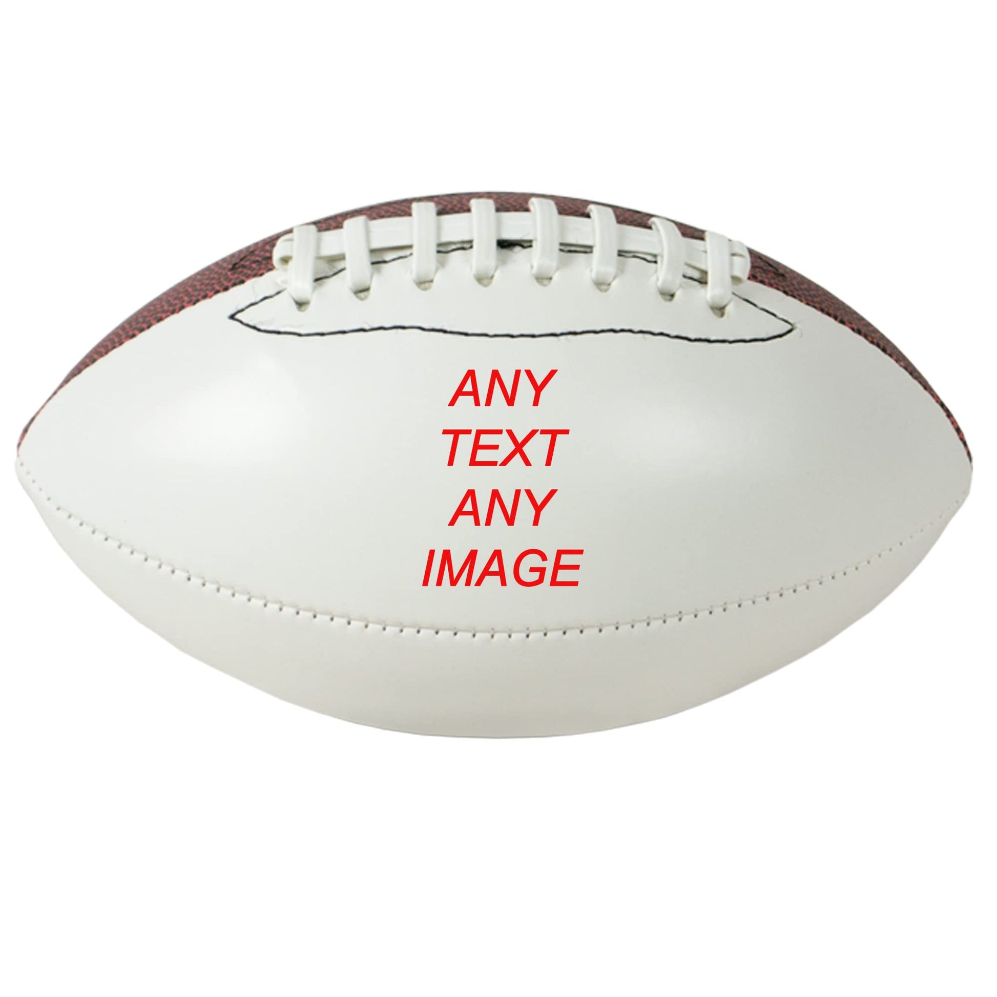 Personalized Custom Photo Mini Football - Any Image - Any Text - Any Logo