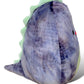 Squishmallows Official Kellytoy Xander Dinosaur 11 Inch Gray Tie-Dye Plush with Red Heat On Green Belly - 2023 Valentine’s Squad Stuffed Animal Toy