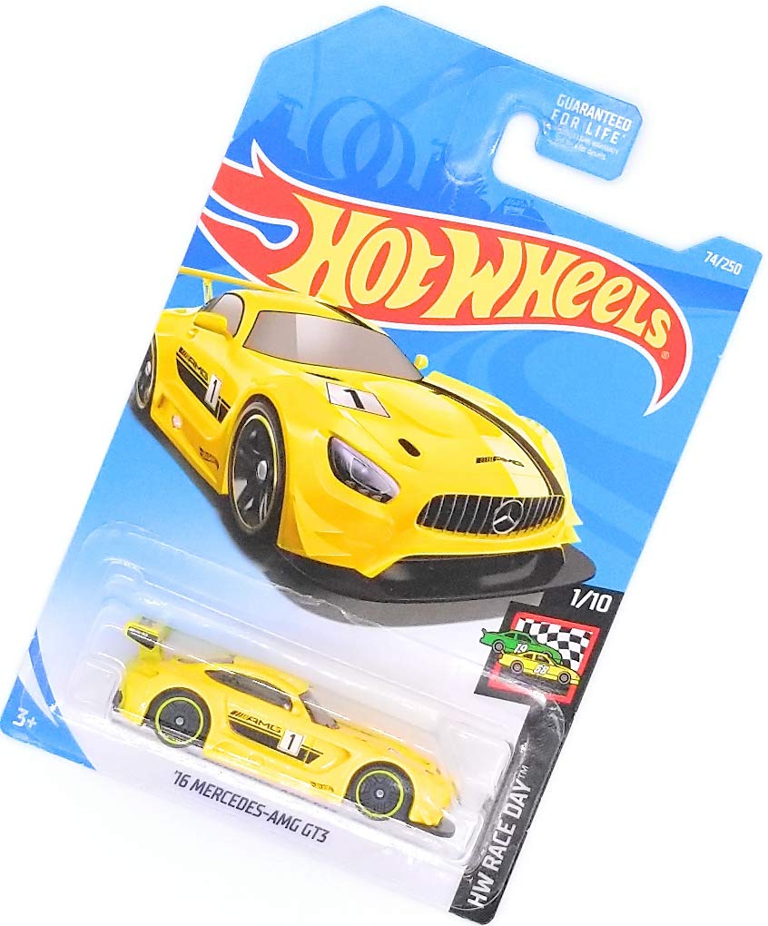 Hot Wheels 2019 Hw Race Day 1/10: '16 Mercedes-AMG GT3 (Yellow)