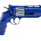 REKT Jury Revolver Foam Dart Blaster Pistol Gun, Blue