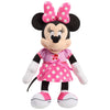 Disney Junior Mickey Mouse Funhouse Singing Fun Minnie Mouse 13 Inch Lights and Sounds Feature Feature Plush, Sings Bowtoons Theme Song, Kids Toys