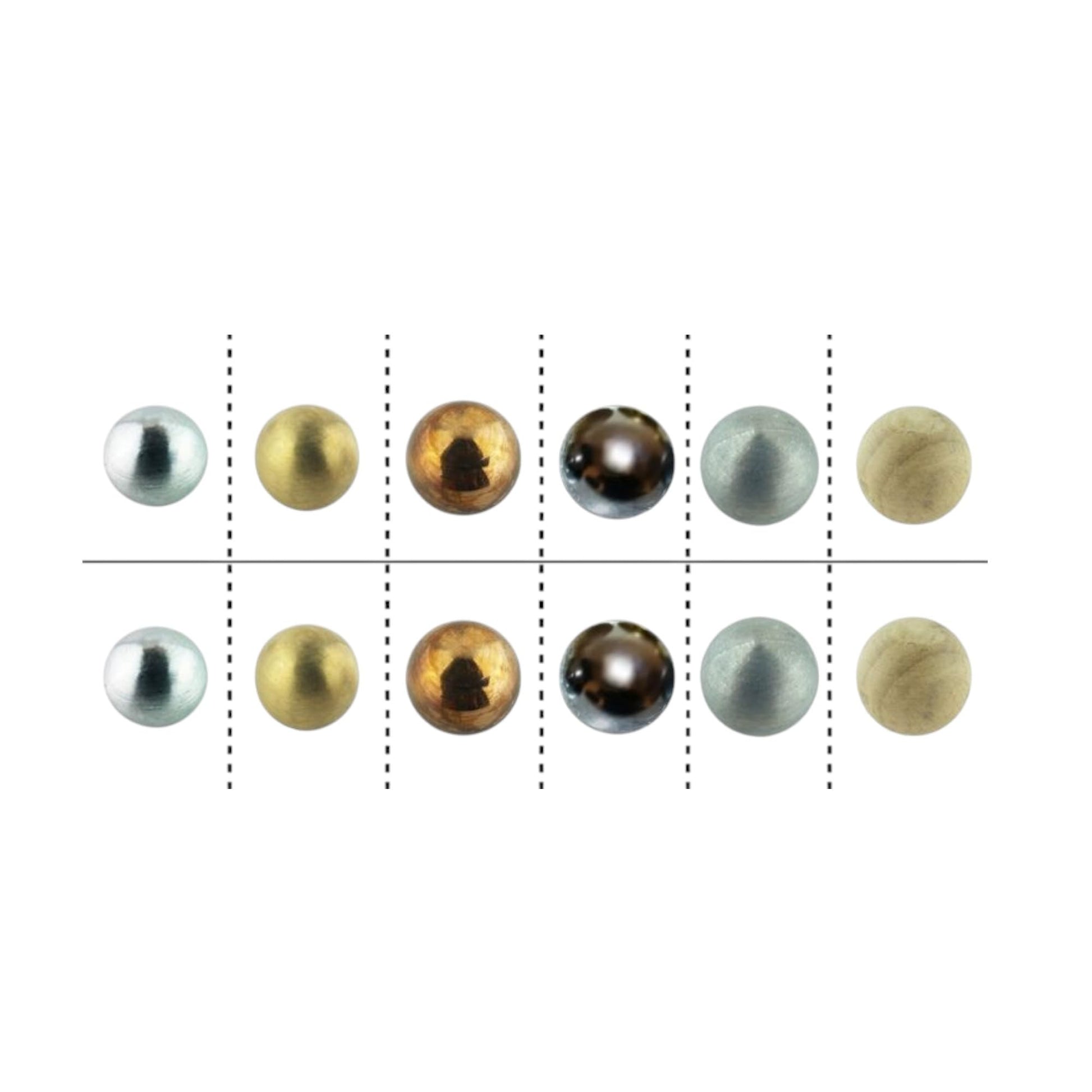 GSC International 42004-12: #Physics Balls Set w/ 12-25mm Physics Balls & a