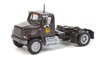 Walthers SceneMaster International(R) 4900 Single-Axle Semi Tractor Only-United Parcel Service (Modern Shield Logo; Brown, Yellow) 949-11193 HO Scale