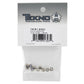 Tekno RC LLC M2.5 Locknuts- Zinc 10pcs TKR1200 Electric Car/Truck Option Parts