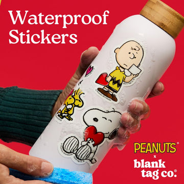 Peanuts® (Snoopy) Heartfelt 3-Pack Sticker Bundle - Waterproof Stickers for Water Bottles and Laptops, Gift for Her