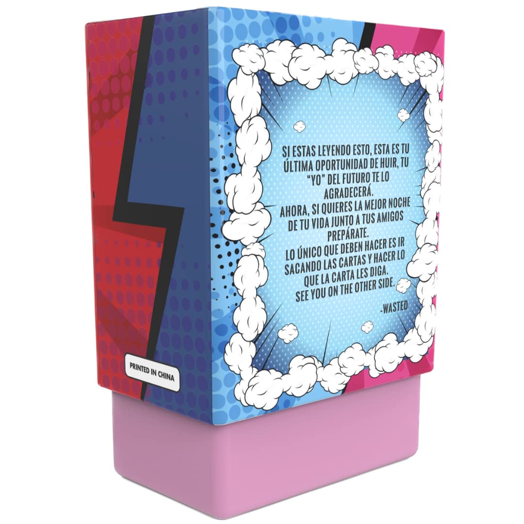 WASTED - The Party Game by Happy Ending Games - Gaming Cards - Board Game of Dares (Spanish Version)