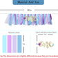 Mermaid Skirt For 1st Birthday - Party Supplies For Highchair Tutu Skirt, First Birthday With One Pennant,Cake Topper For Birthday Party Supplies