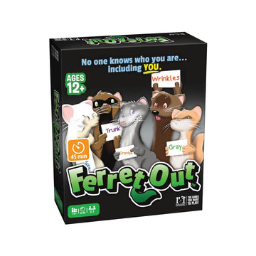 R&R Games Ferret Out, Family Card Game, Ideal for Adults and Kids Ages 12+, 3-7 Players
