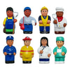 Get Ready Kids Multicultural Career Figures Set of 8-5 inch Chunky Toys