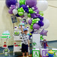 Beaumode Boy Story Balloon Arch Garland Green Purple Balloon Kit for It’s a Boy Story Baby Boy Shower Western Cowboy Space Adventure Theme Kids 2d
